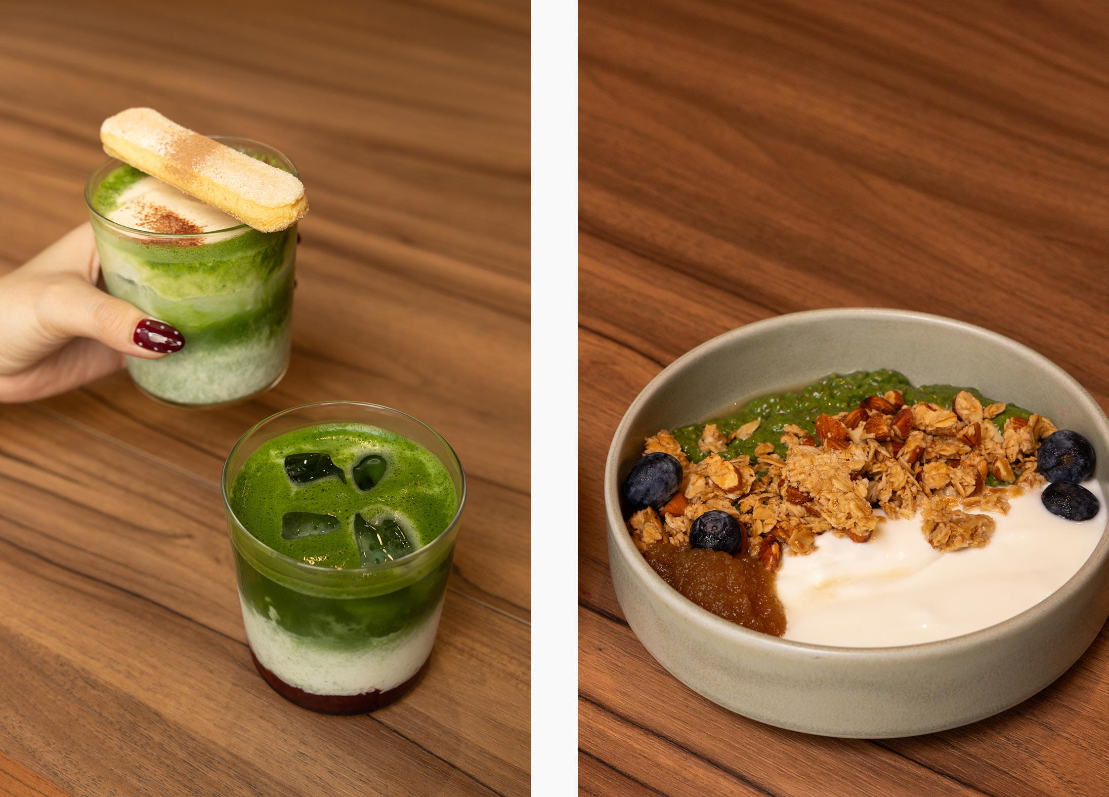 A selection of dishes at Matchali Hong Kong