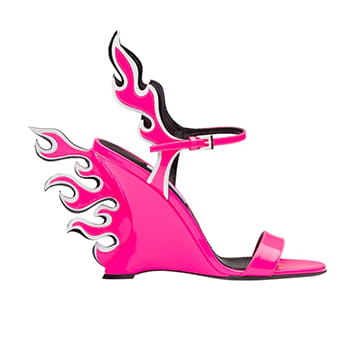 Prada Patent Leather Sandals