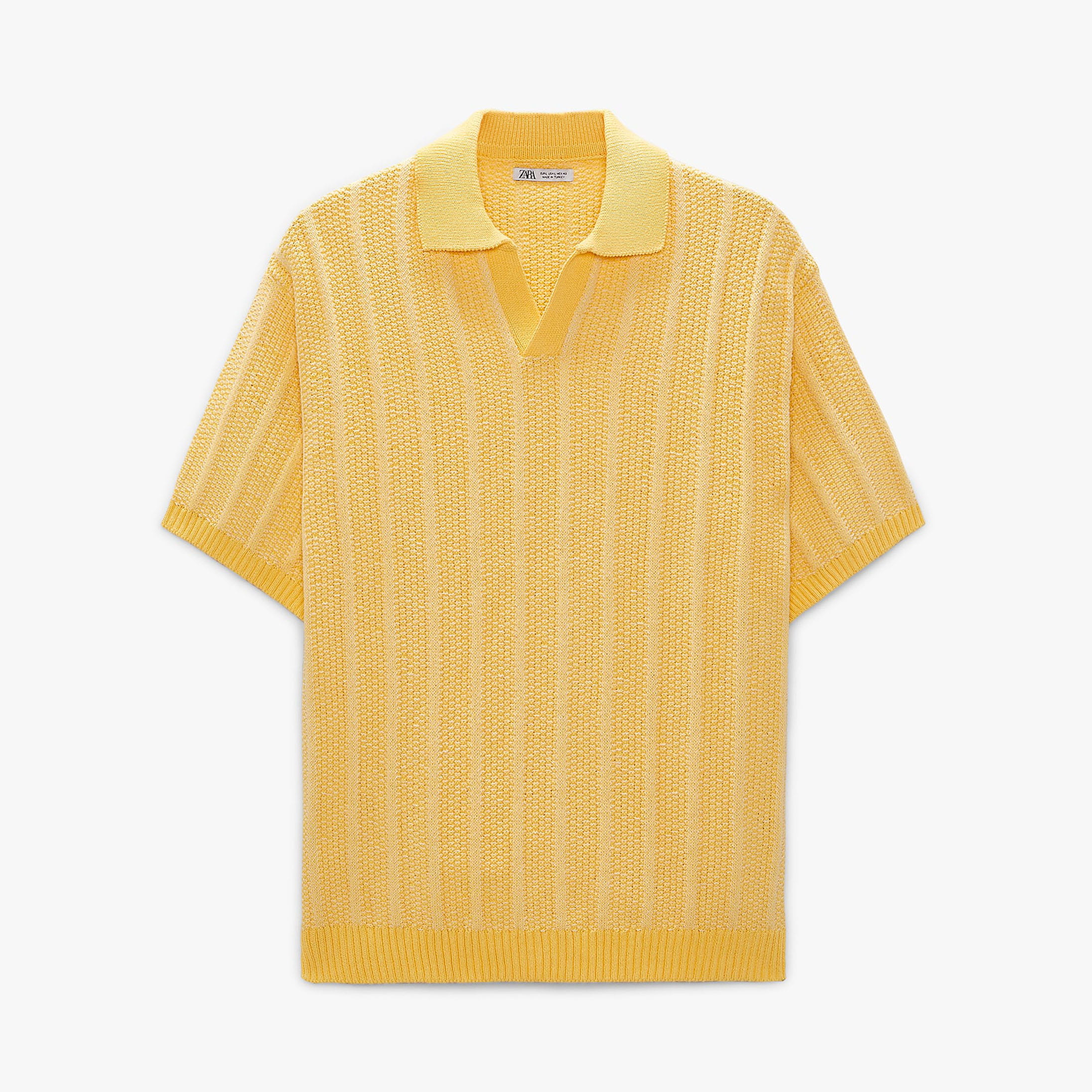 Zara Crochet Knit Polo