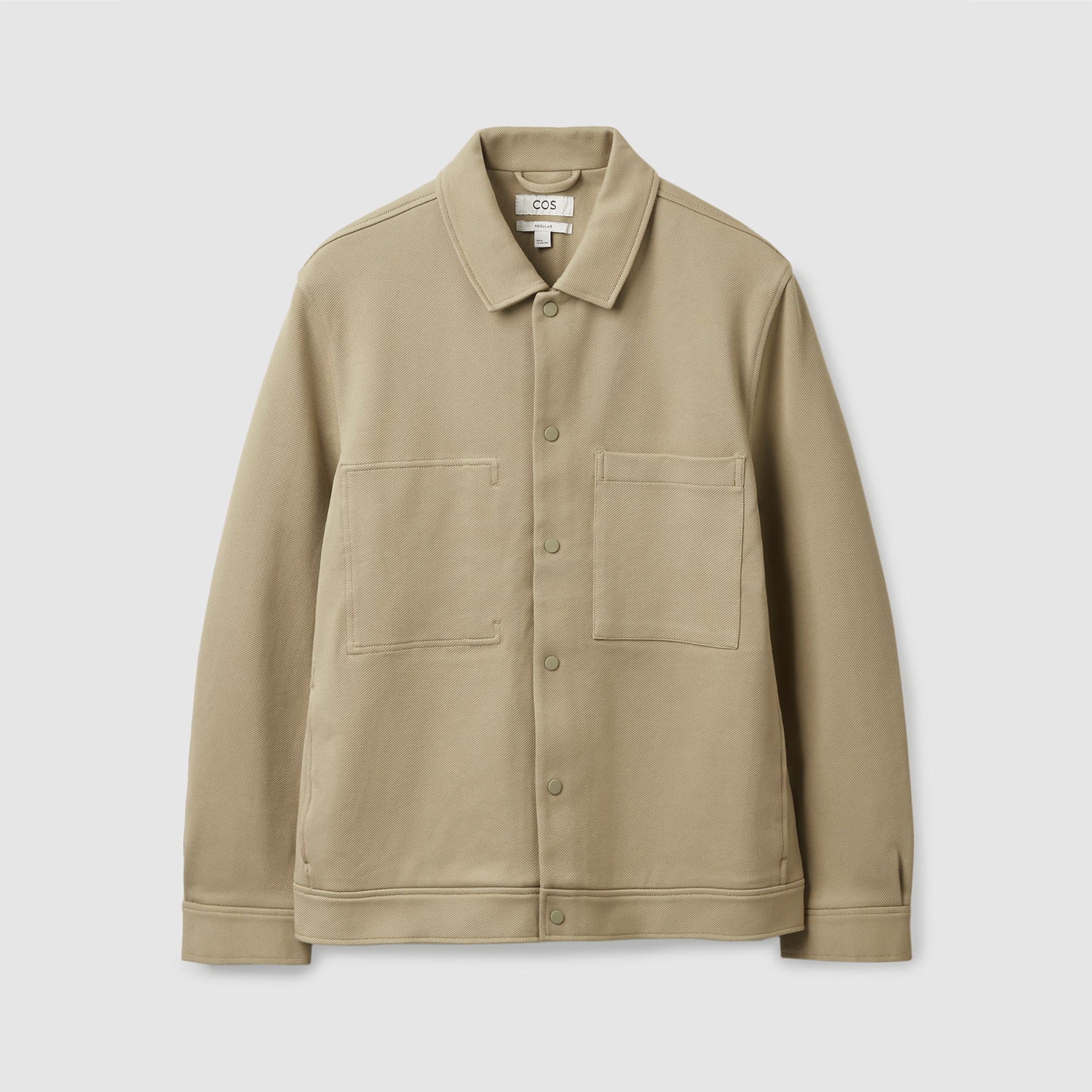 COS Jersey Twill Shirt Jacket 