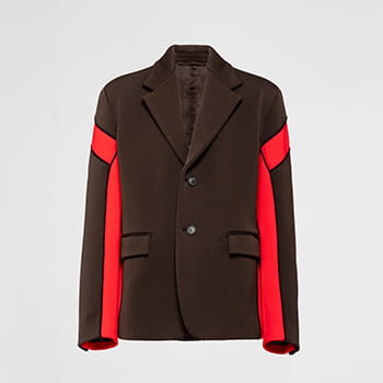 Prada Technical Fabric Single-Breasted Jacket