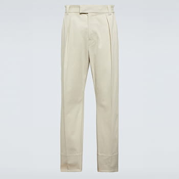Loro Piana Reinga Cotton Gabardine Trousers