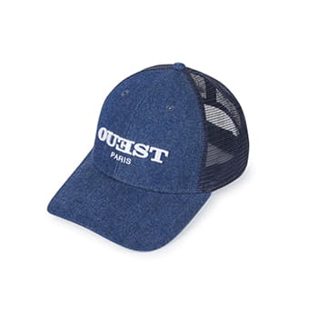 Ouest The Denim Trucker Hat in Indigo