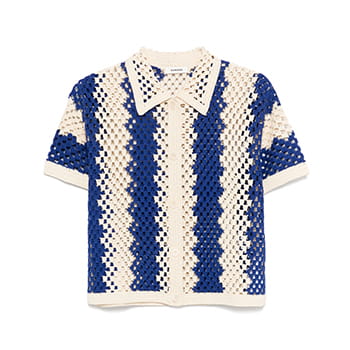 Sandro Two-Tone Knit Cardigan