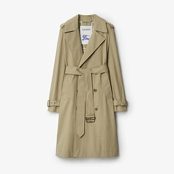 Burberry Long Gabardine Trench Coat