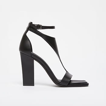 Max Mara Heeled Leather Sandals