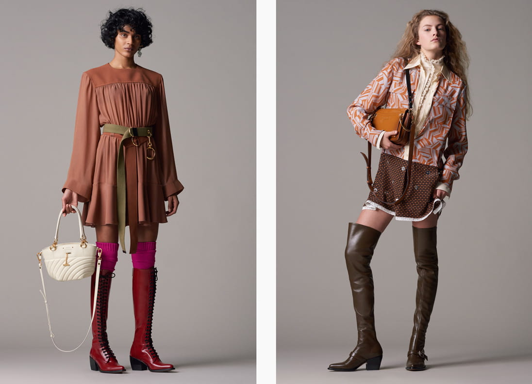 Looks from Chloe’s Autumn Winter 2018 collection demonstrate fashion’s growing ‘modest mood’
