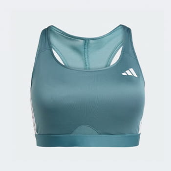 adidas Powerreact Train Medium-Support 3-Stripes Bra
