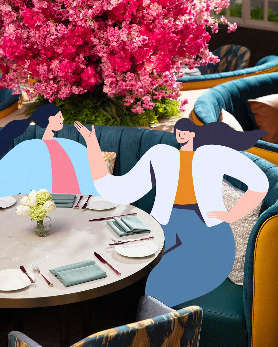 Lumi restaurant in Pacific Place, Hong Kong