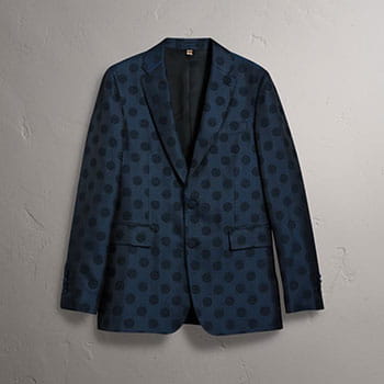 Burberry Soho Fit Spotted Evening Jacket