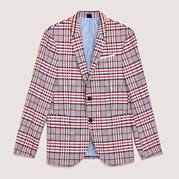 Zara Checked Tartan Blazer