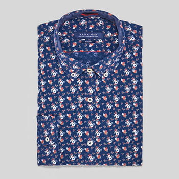 Zara Floral Print Shirt