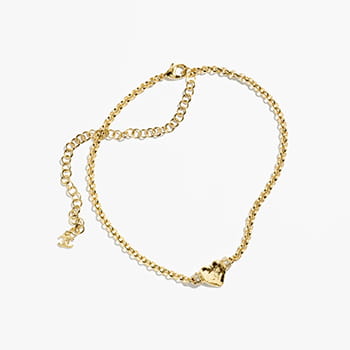 Chanel Metal & Strass, Gold & Crystal Choker