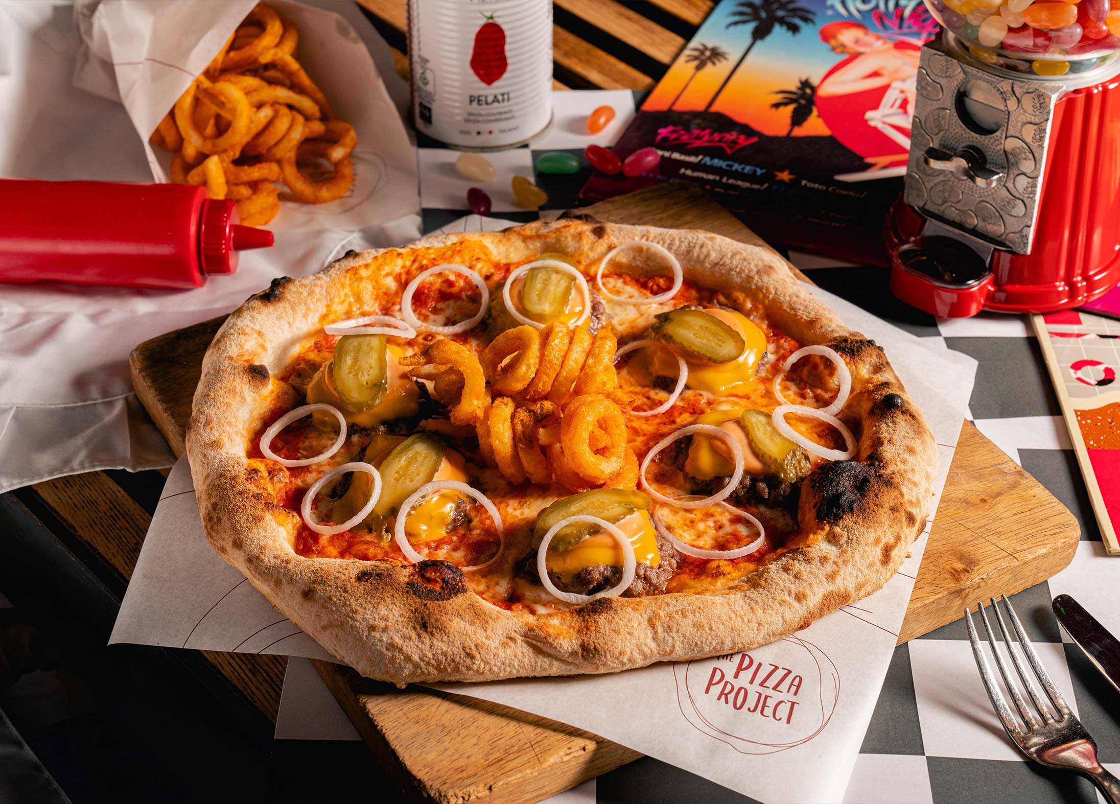 A dish at The Pizza Project in Starstreet Precinct, Hong Kong