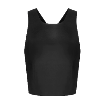 Dior Black Lambskin Top