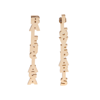 Balenciaga Typo Earrings