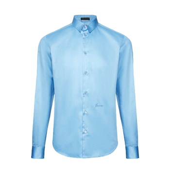 Versace Embroidered Cotton Poplin Shirt