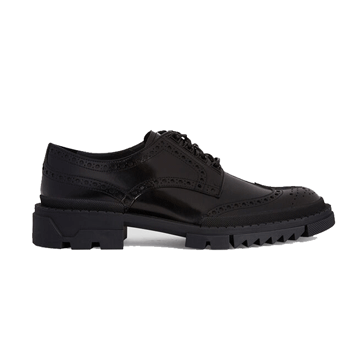 Versace Lace-Up Leather Brogues 
