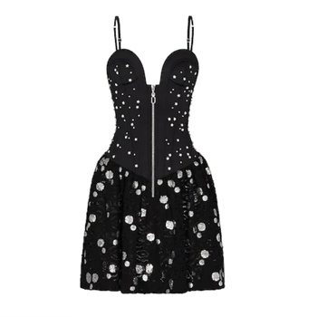 Louis Vuitton Embroidered Bustier Dress