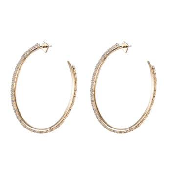 Alexis Bittar Crystal Lace Orbiting Hoop Earrings available at Harvey Nichols