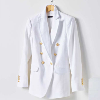 Brooks Brothers Irish Linen Double-Breasted Blazer