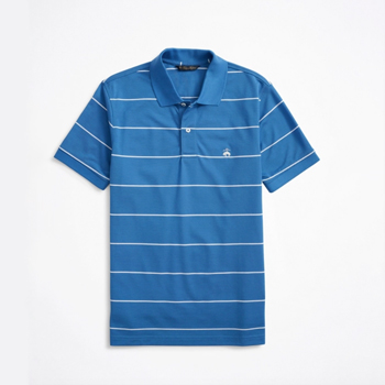 Brooks Brothers Slim Fit Stretch Cotton Thin Stripe Polo Shirt