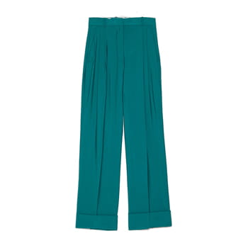 Zara Darted Trousers with Turn-Up Hems