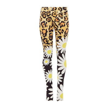 0 Moncler Genius Richard Quinn Leopard and Floral-Print Jersey Leggings
