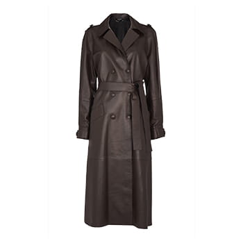 Whistles Leather Trench
