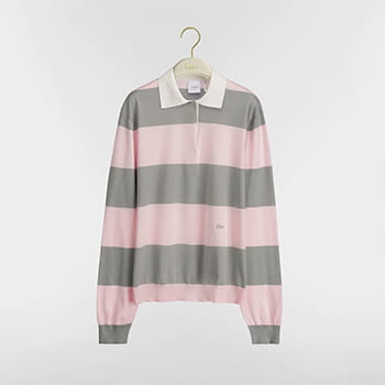 DIOR Marinière Long-Sleeved Polo Shirt