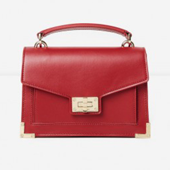 The Kooples Iconic Emily Bag in Carmine Red