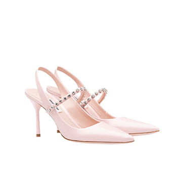 Miu Miu Patent Leather Slingbacks