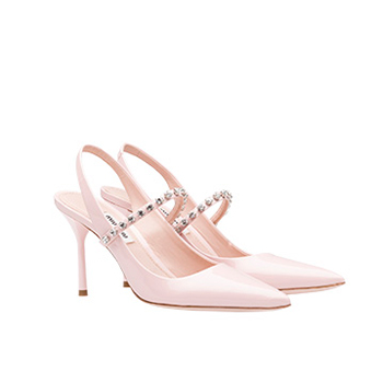 Miu Miu Patent Leather Slingbacks