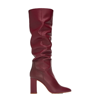 Zara High-Heel Leather Boots