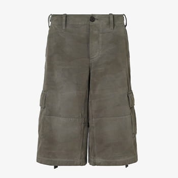 Fendi Green Cotton Shorts