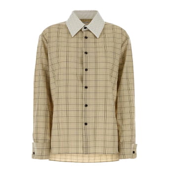 Bottega Veneta Check Patterned Shirt