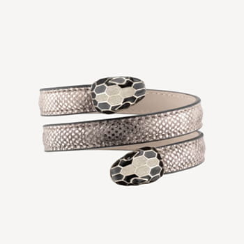 BVLGARI Serpenti Forever Leather Bracelet