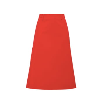 Prada Gabardine Skirt in Red