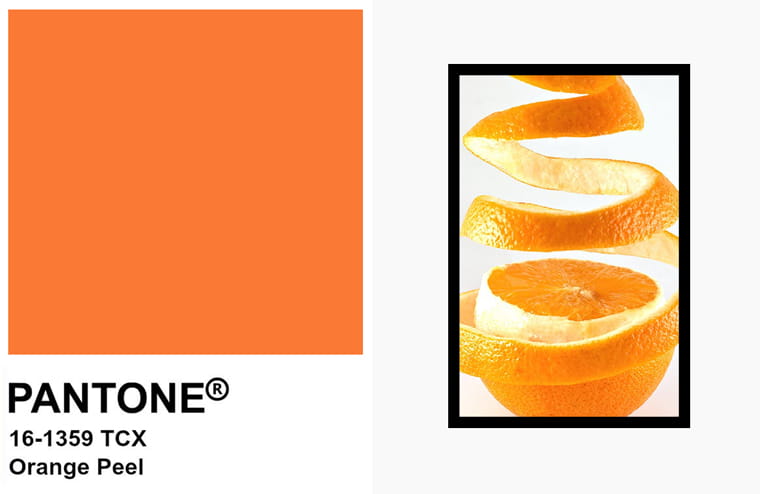 Pantone Orange Peel