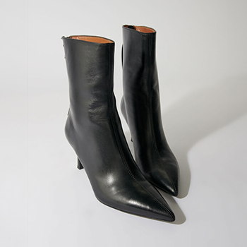 Maje Leather Ankle Boots