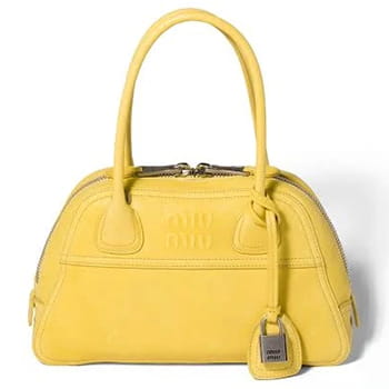 Miu Miu Vivant Nappa Leather Bag