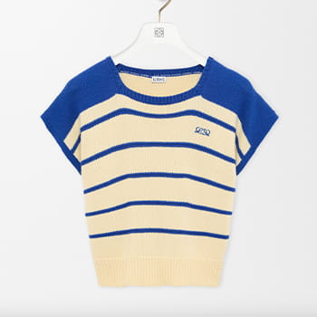 LOEWE Sleeveless Sweater in Cotton And Wool