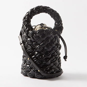 Bottega Veneta Kalimero Mini Leather Bucket Bag