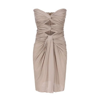 Saint Laurent Cut-Out Sleeveless Mini Dress