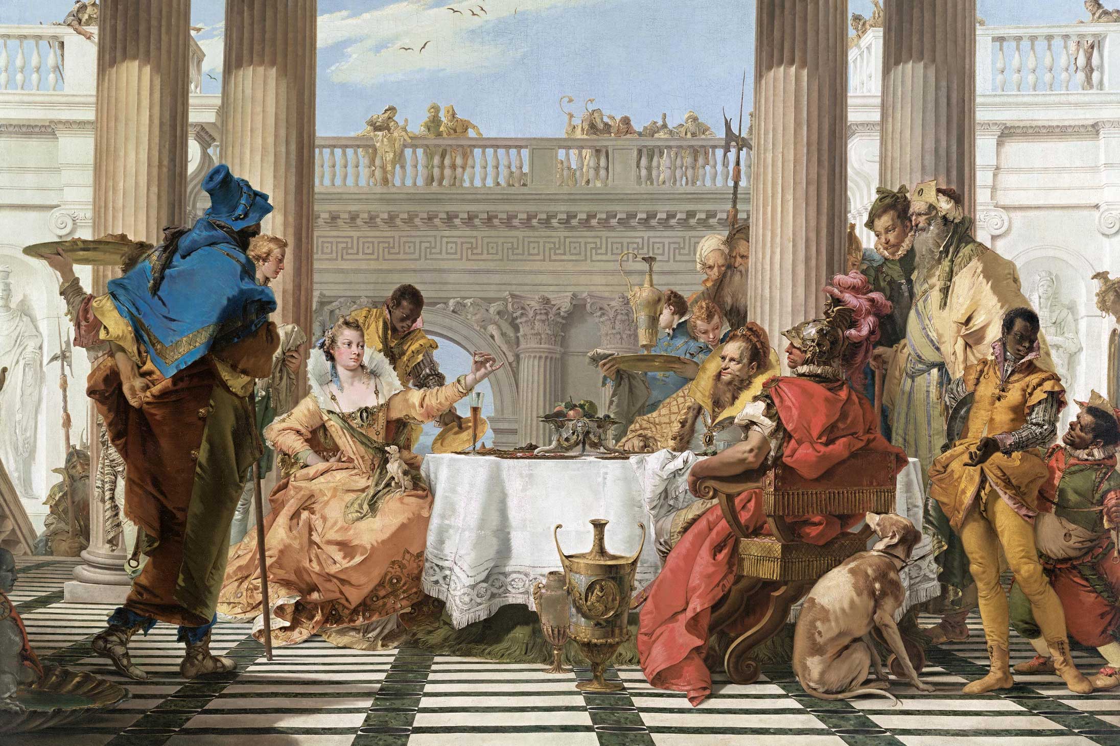 Giovanni Battista Tiepolo, 1743-1744, The Banquet of Cleopatra.