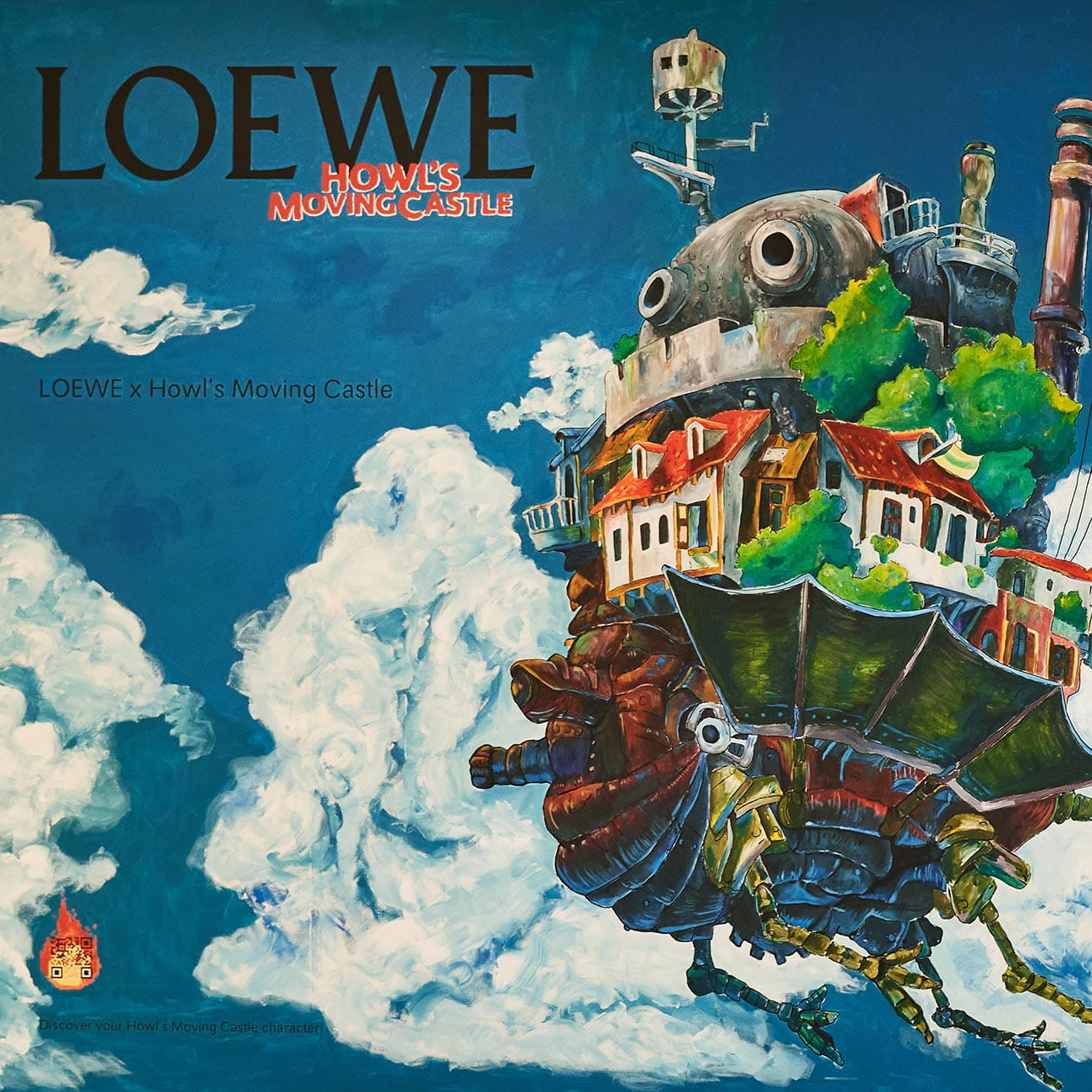 Pei Chung mural for LOEWE and Studio Ghibli collaboration