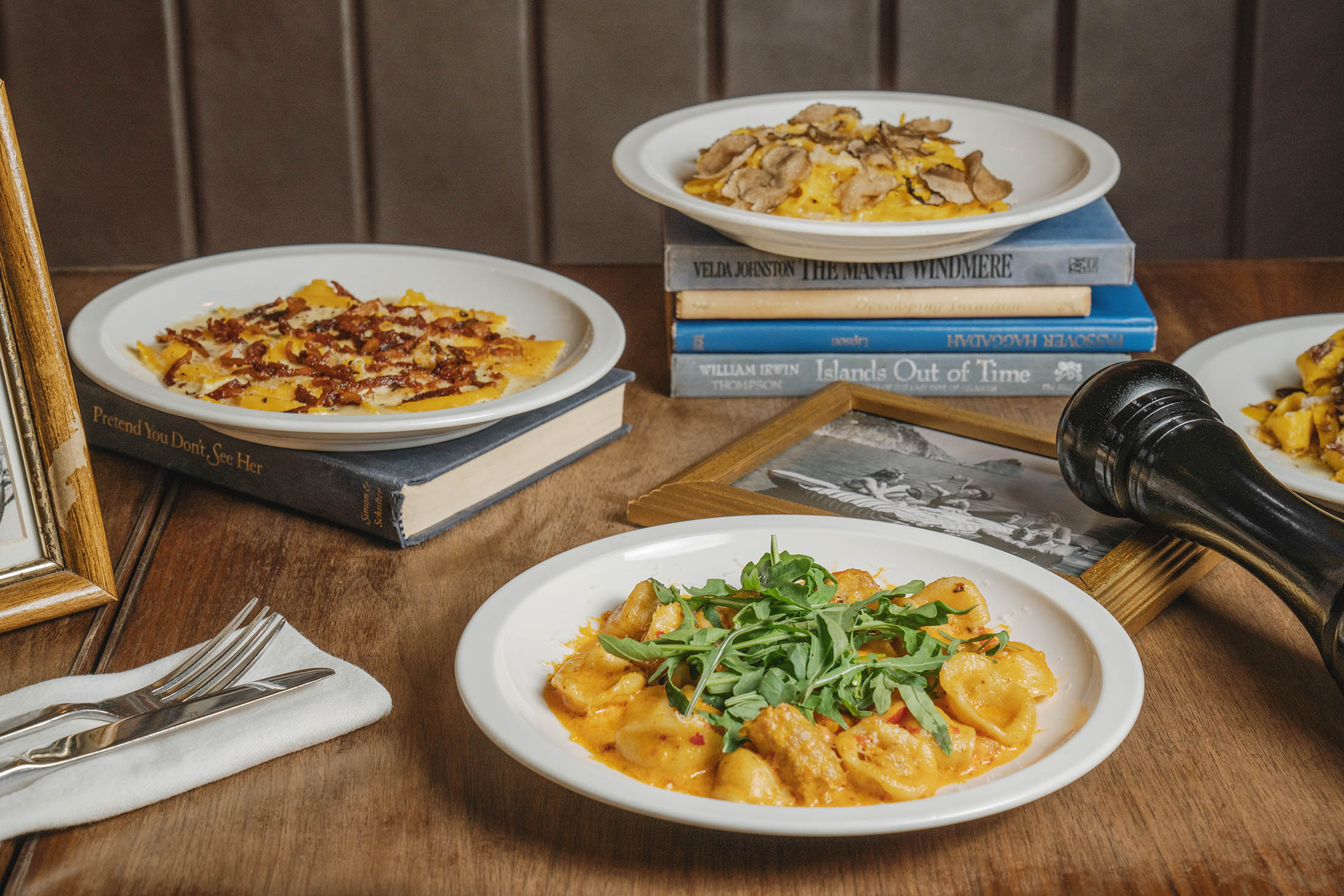Dishes at Pici in Starstreet Precinct