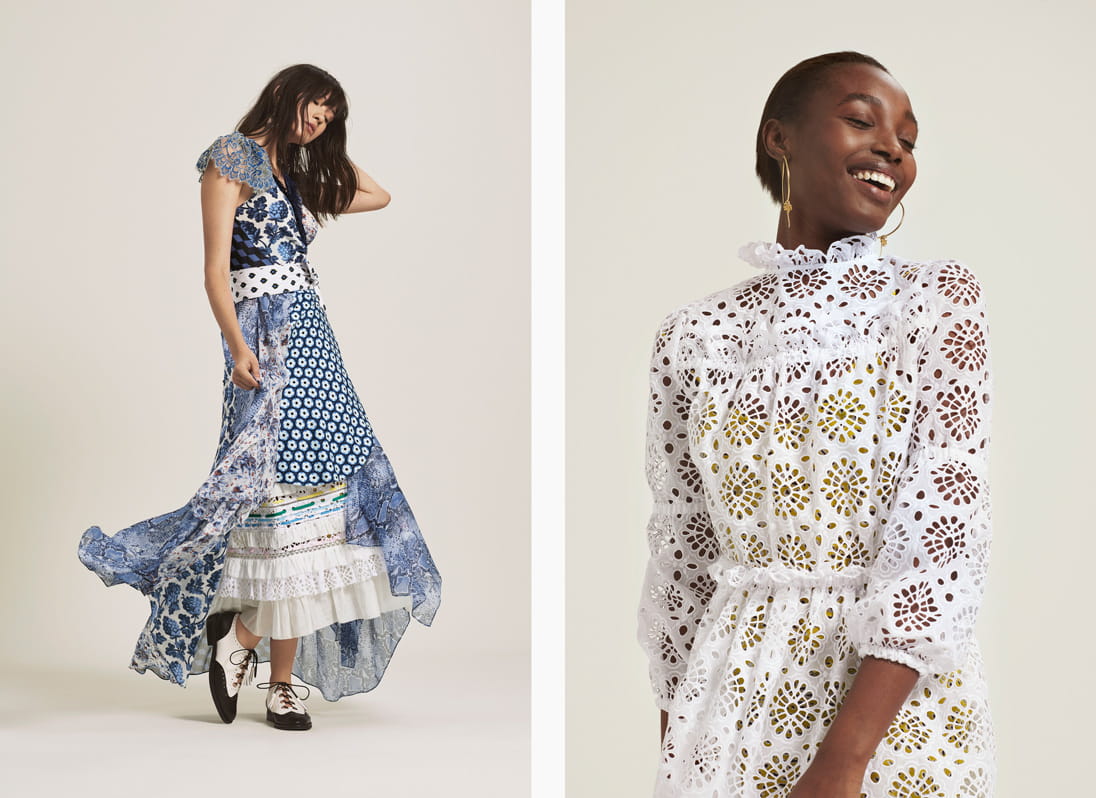 The latest collection from Diane von Furstenberg draws inspiration from the prairie dress trend