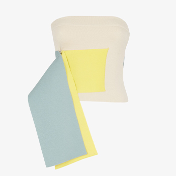 Fendi Multicolour Wool Bustier