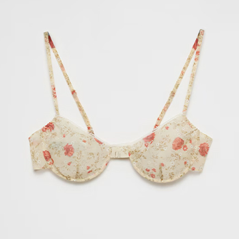 Prada Printed Nylonette Bra